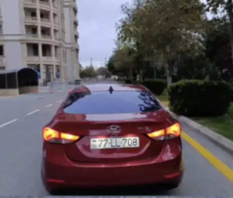 Hyundai Elantra for rent in Azerbaijan
